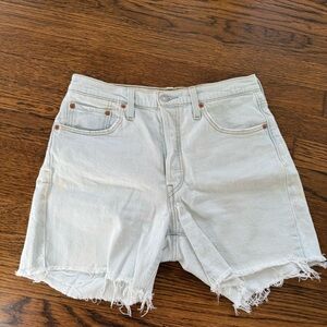 Levi's Light Blue Jean Shorts
